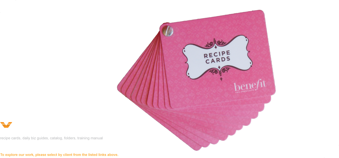 recipe cards daily biz guides catalog folders training manual